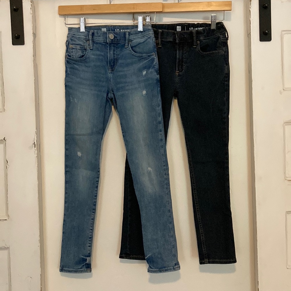 Lot of 2 boys Gap skinny jeans